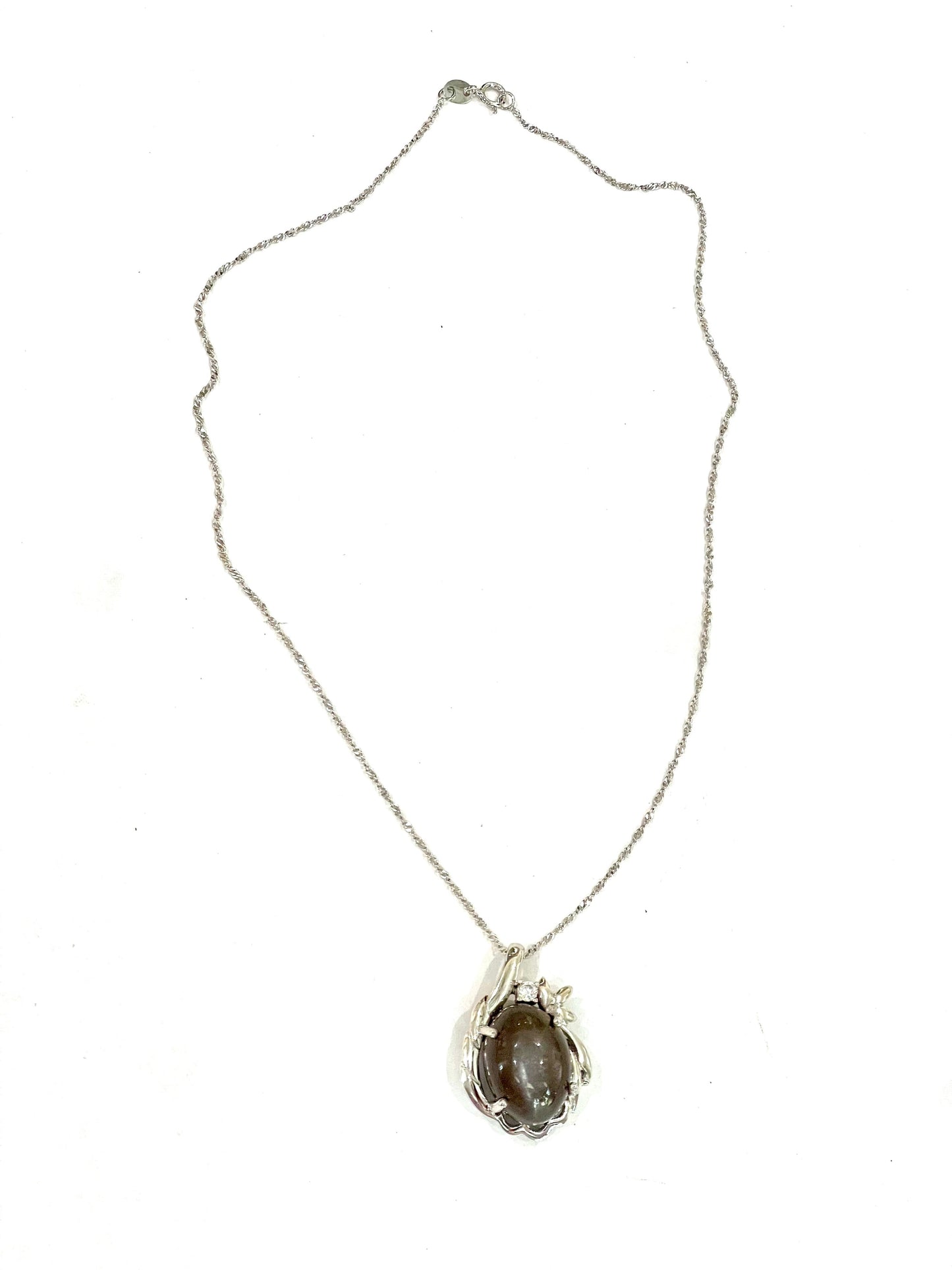 The Bijoux Vault Vintage Silver Chain Necklace