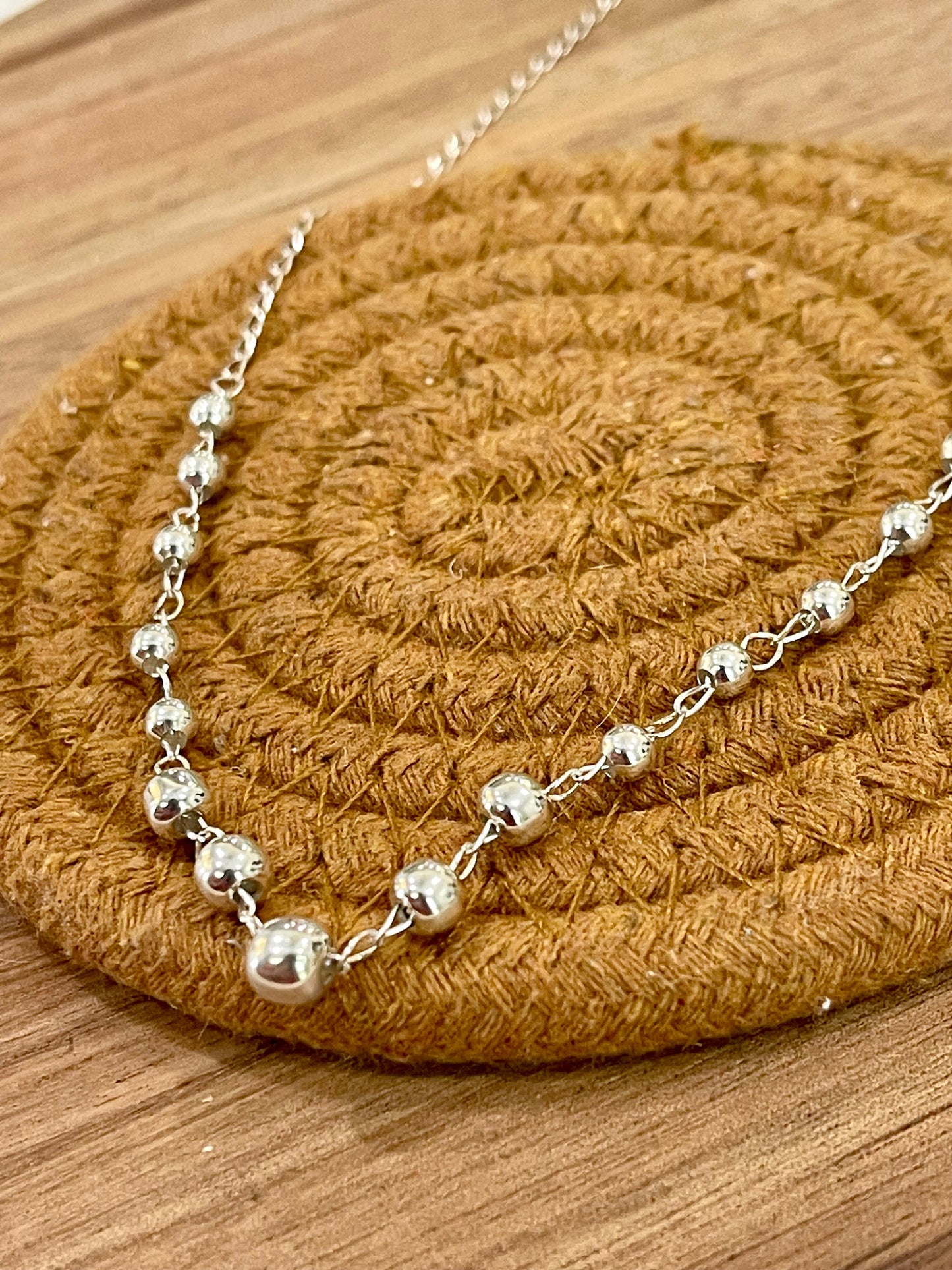 Handmade In Mexico Sterling Silver Chain Necklace