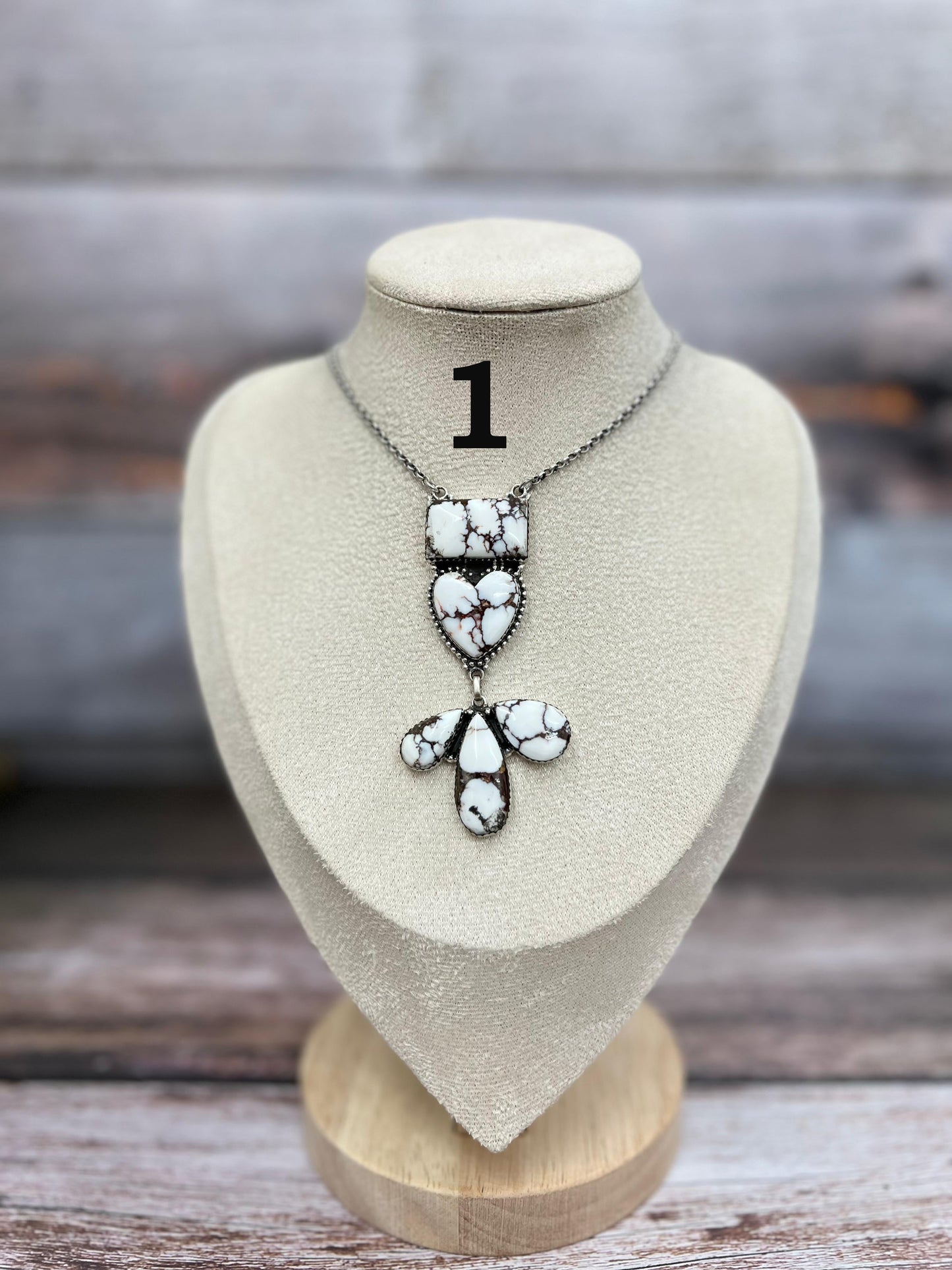 Handmade Sterling Silver Wild Horse Necklace with Signed Nizhoni
