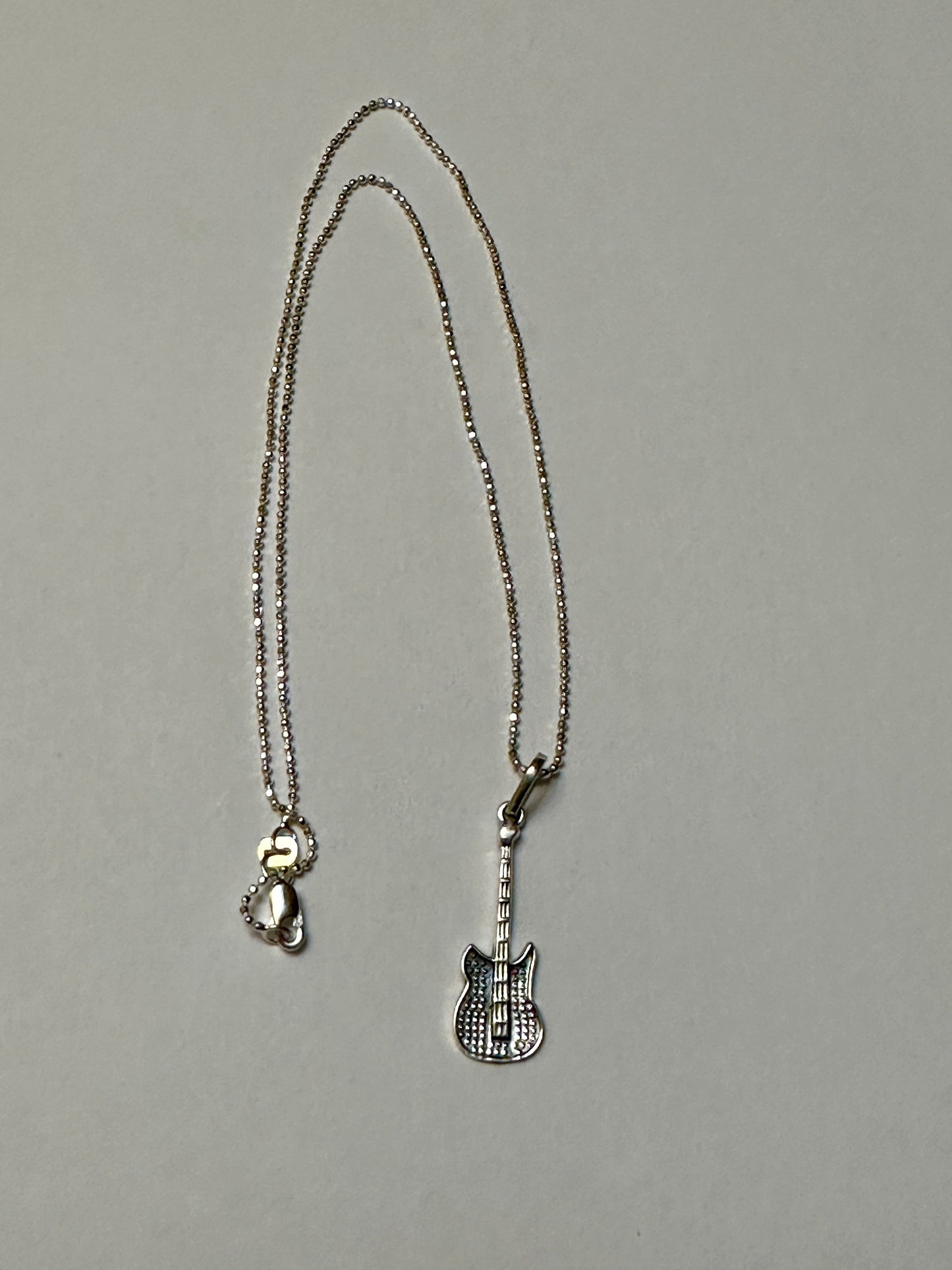 Guitar Pendant Necklace