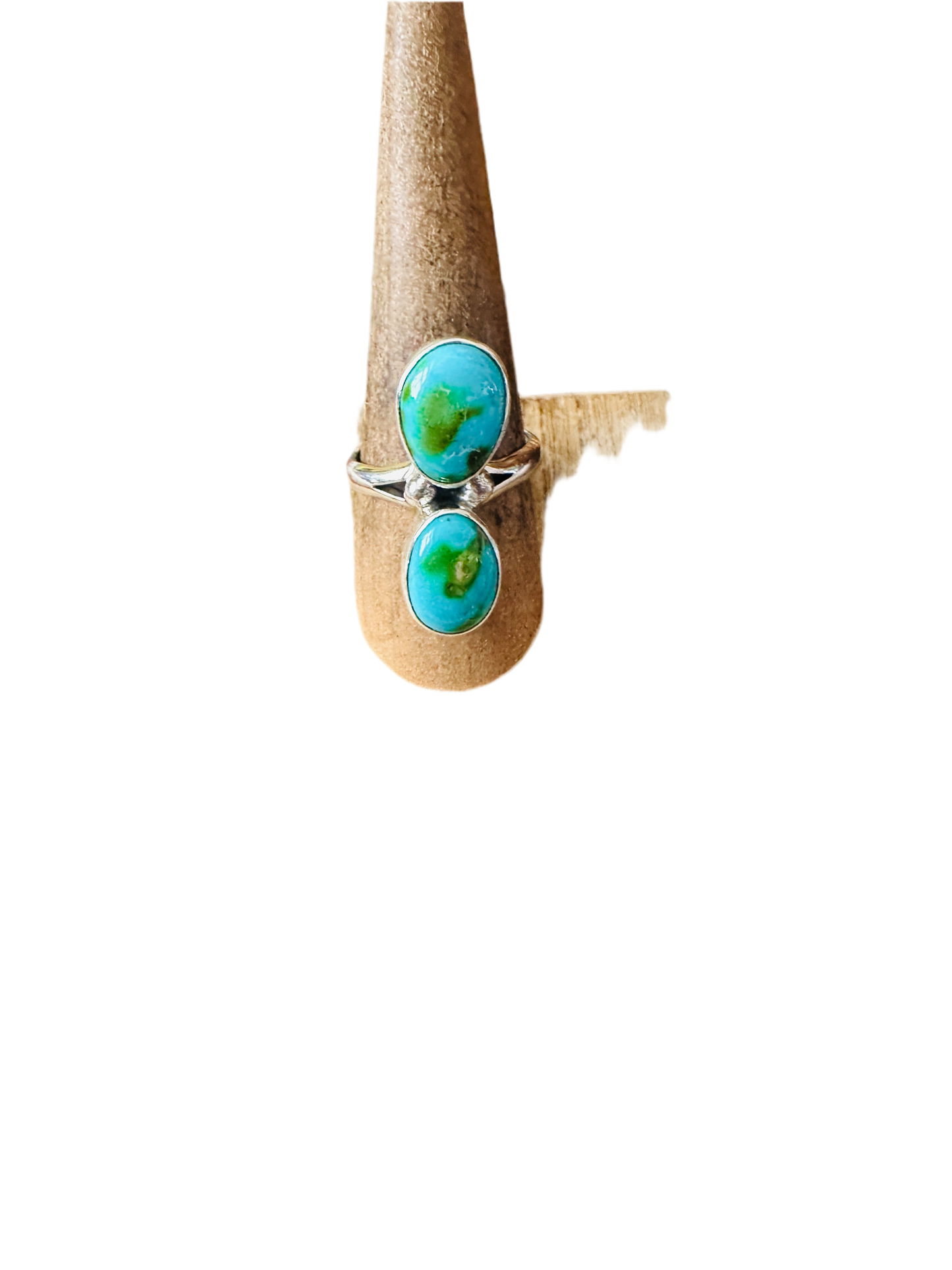 Navajo Sonoran Mountain Turquoise & Sterling Silver Ring