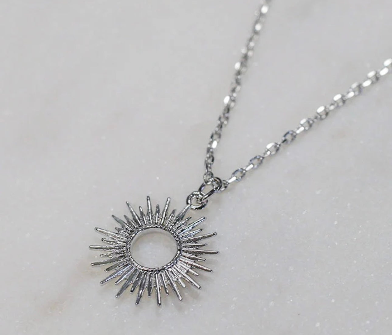 Sterling Silver Sunrise Necklace