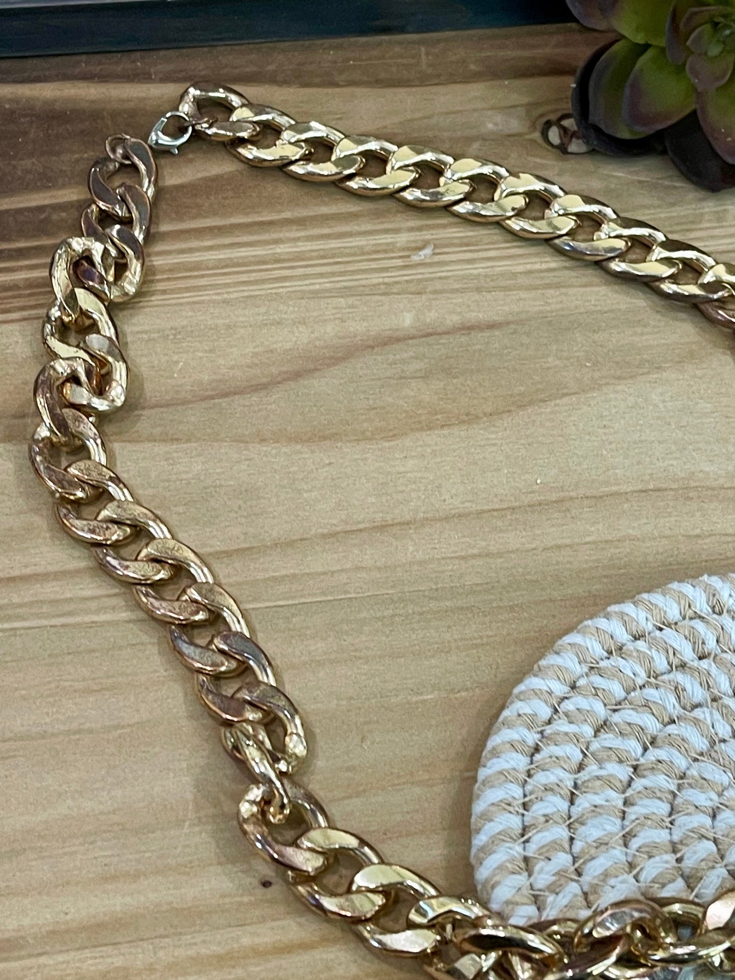 The Bijoux Vault Vintage Gold Plated Chain Necklace
