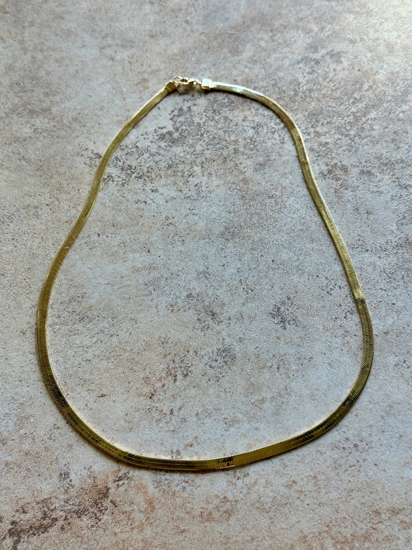 Sterling Silver Herringbone Chain 20”