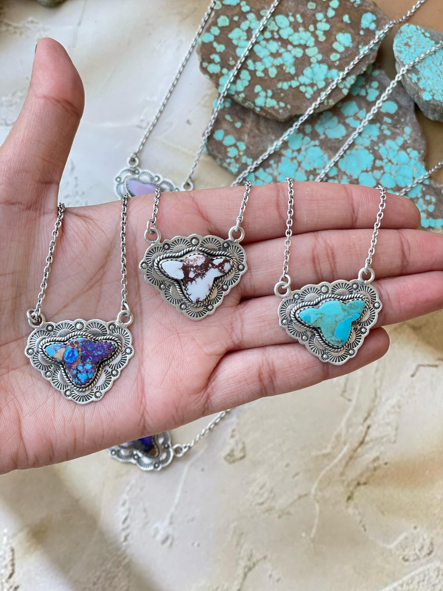 Beautiful Handmade Sterling Silver Cow Head Necklaces