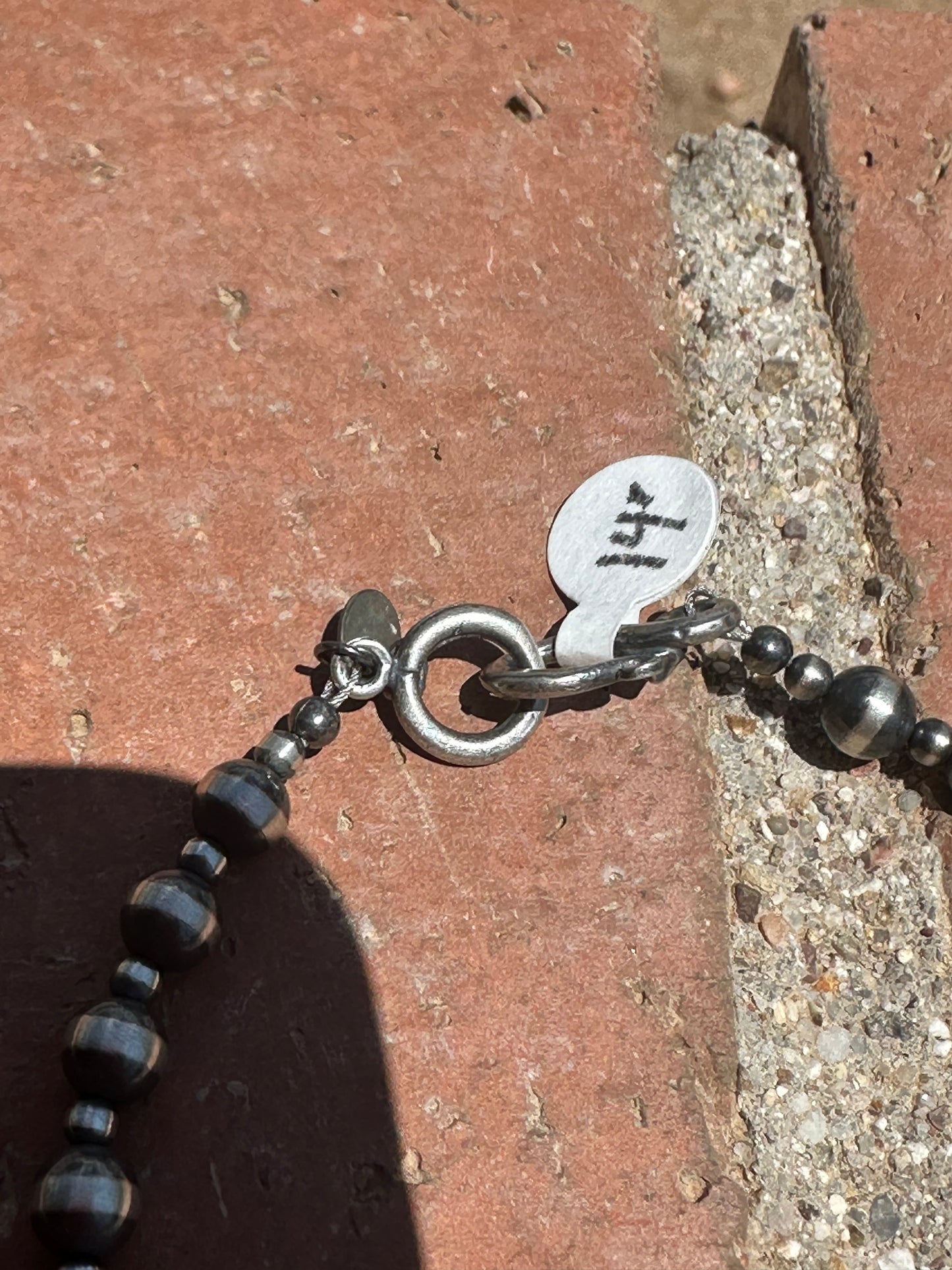 Navajo Pearl Style 3mm & 6mm Sterling Silver Necklaces