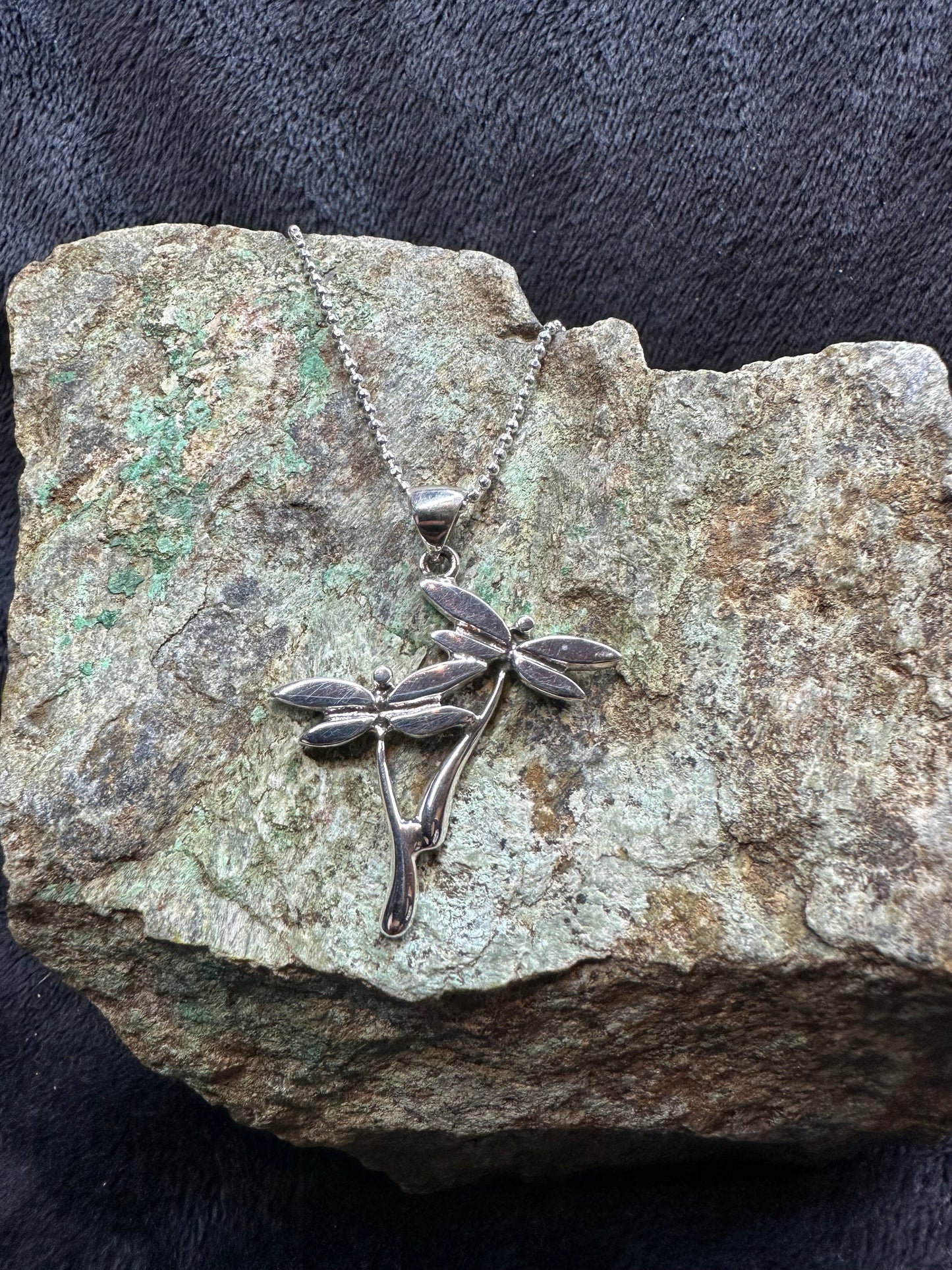 Double Dragonfly Pendant