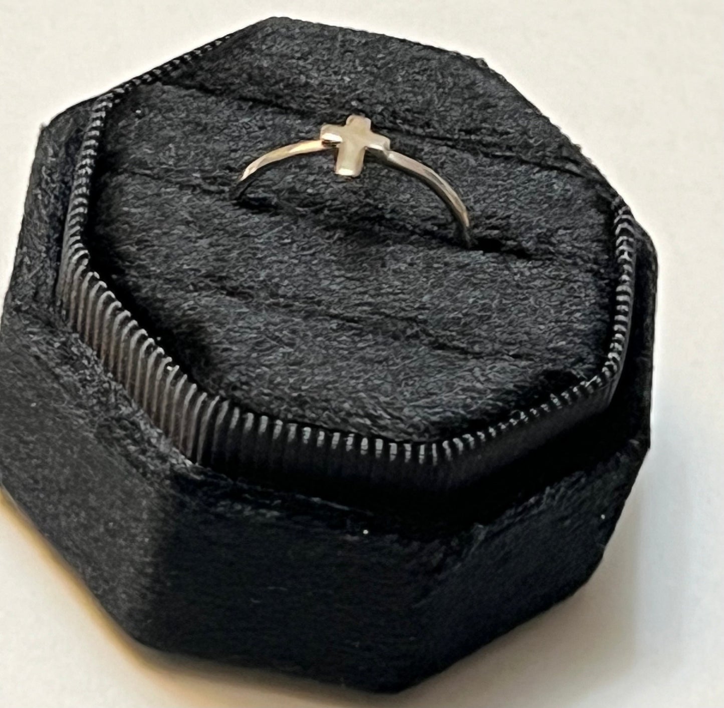 Petite Cross Ring