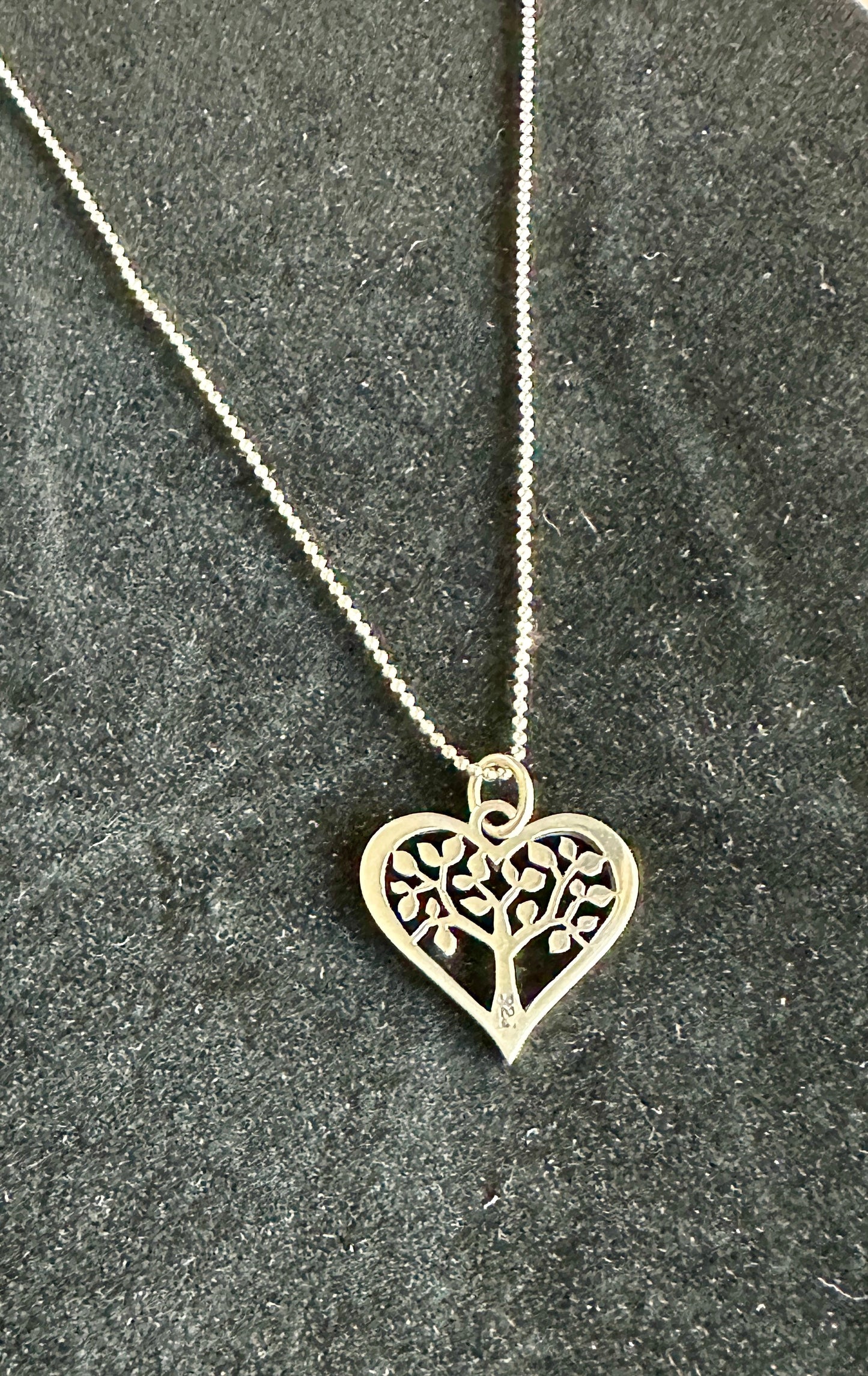 Annabel’s Tree in HEART Pendant Necklace