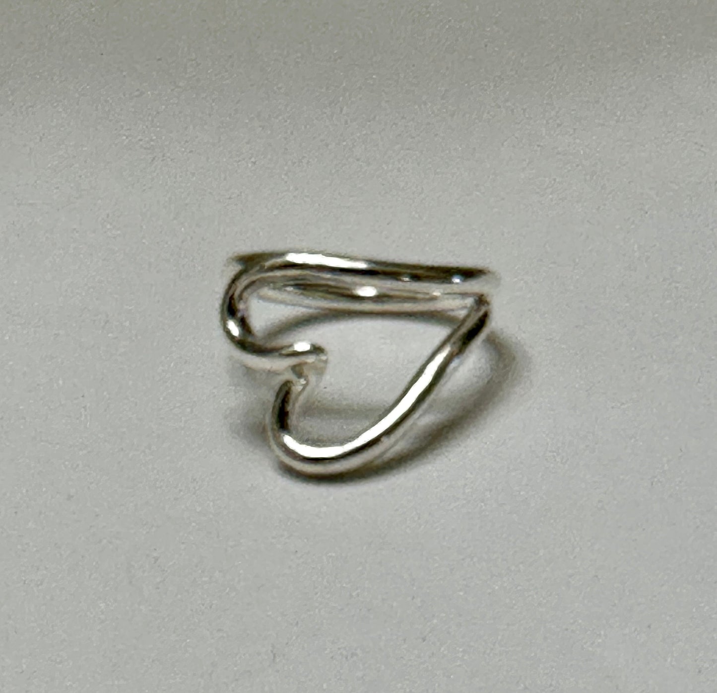 OPEN HEART RING size 10