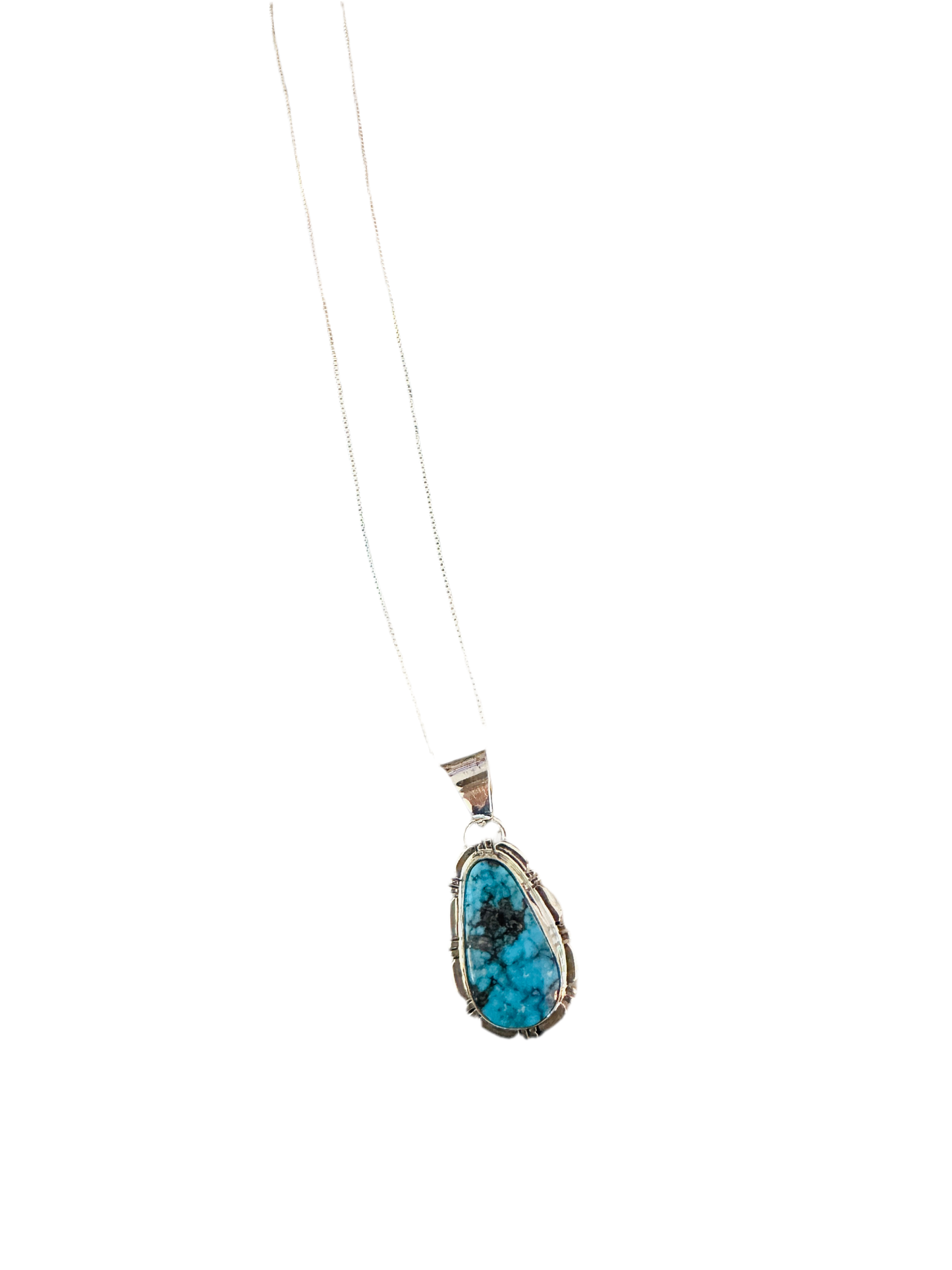 Navajo Sterling Silver & Turquoise Necklace
