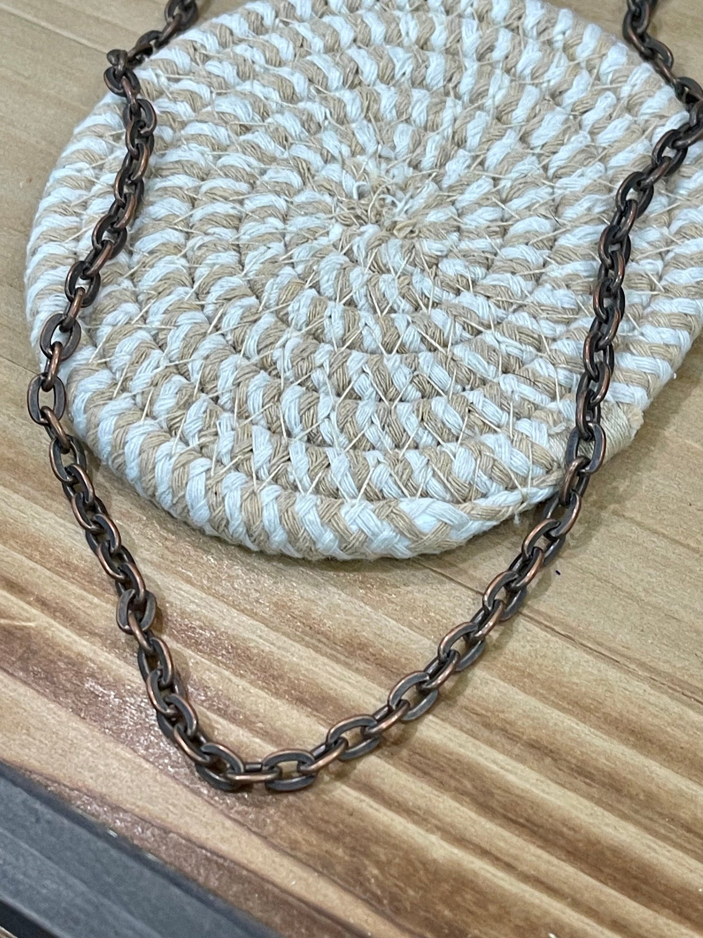 Vintage Handmade Copper Necklace
