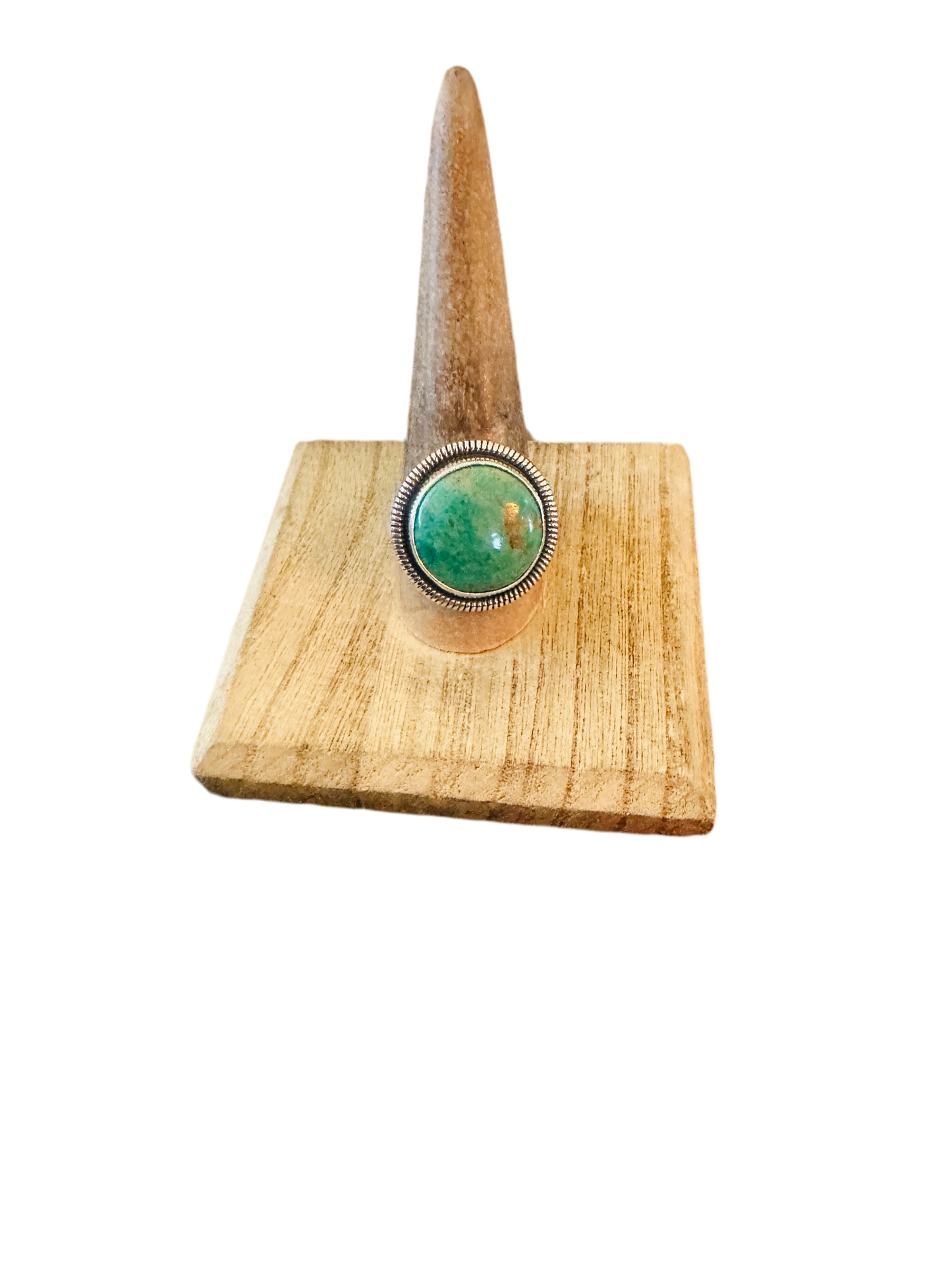 Navajo Sterling Silver & Turquoise Ring by Wydell Billie