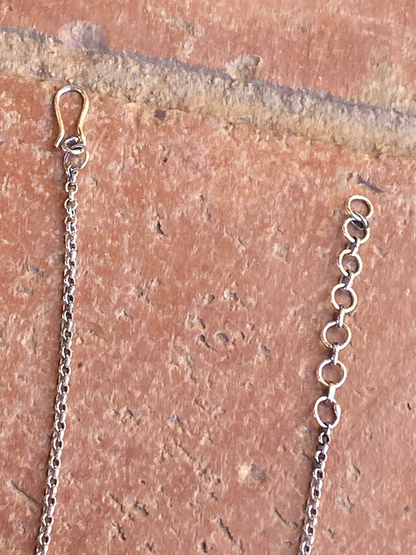 Handmade Sterling Onyx and Garnet Necklace