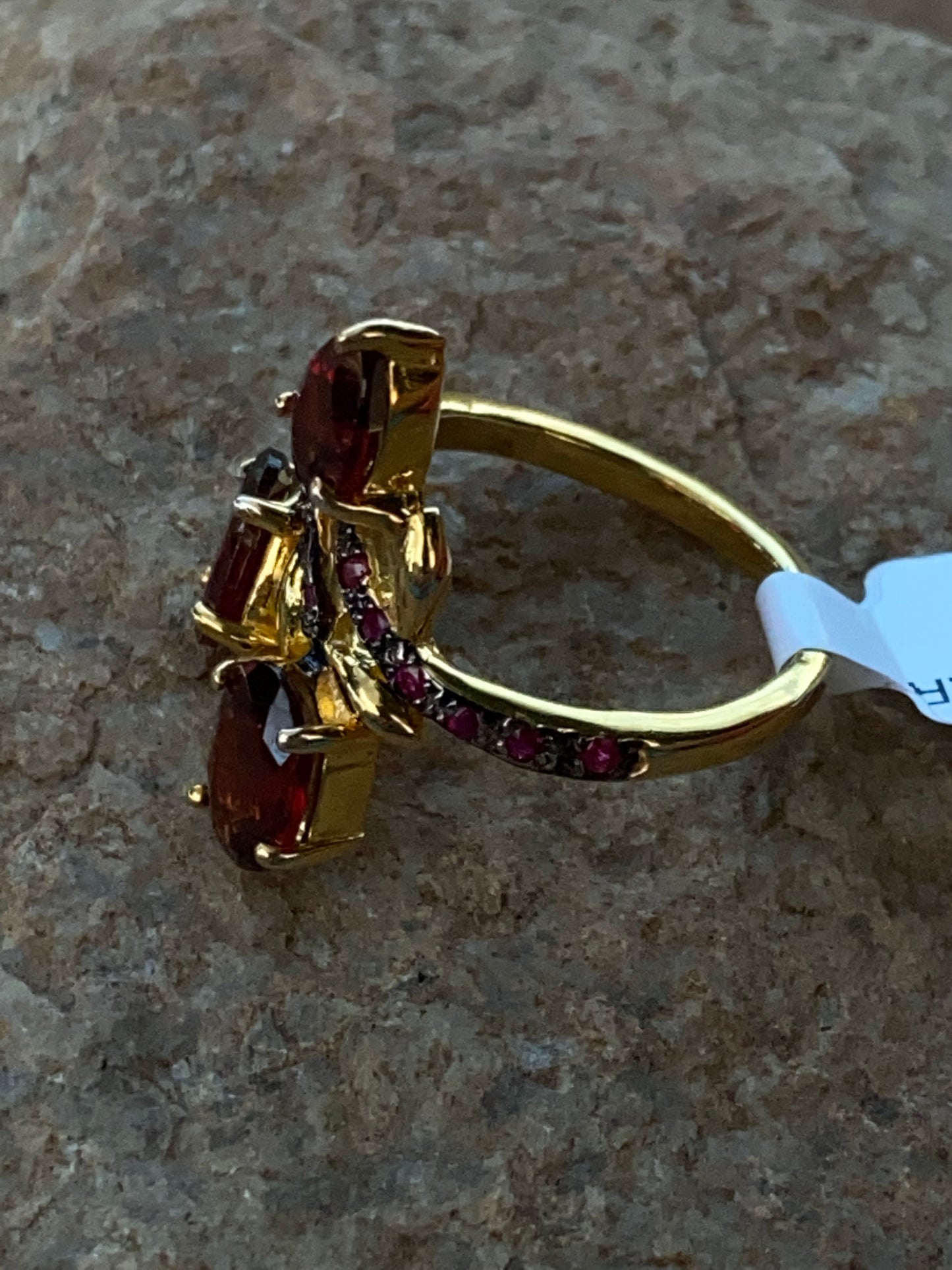 Garnet Ruby Sterling Ring 6