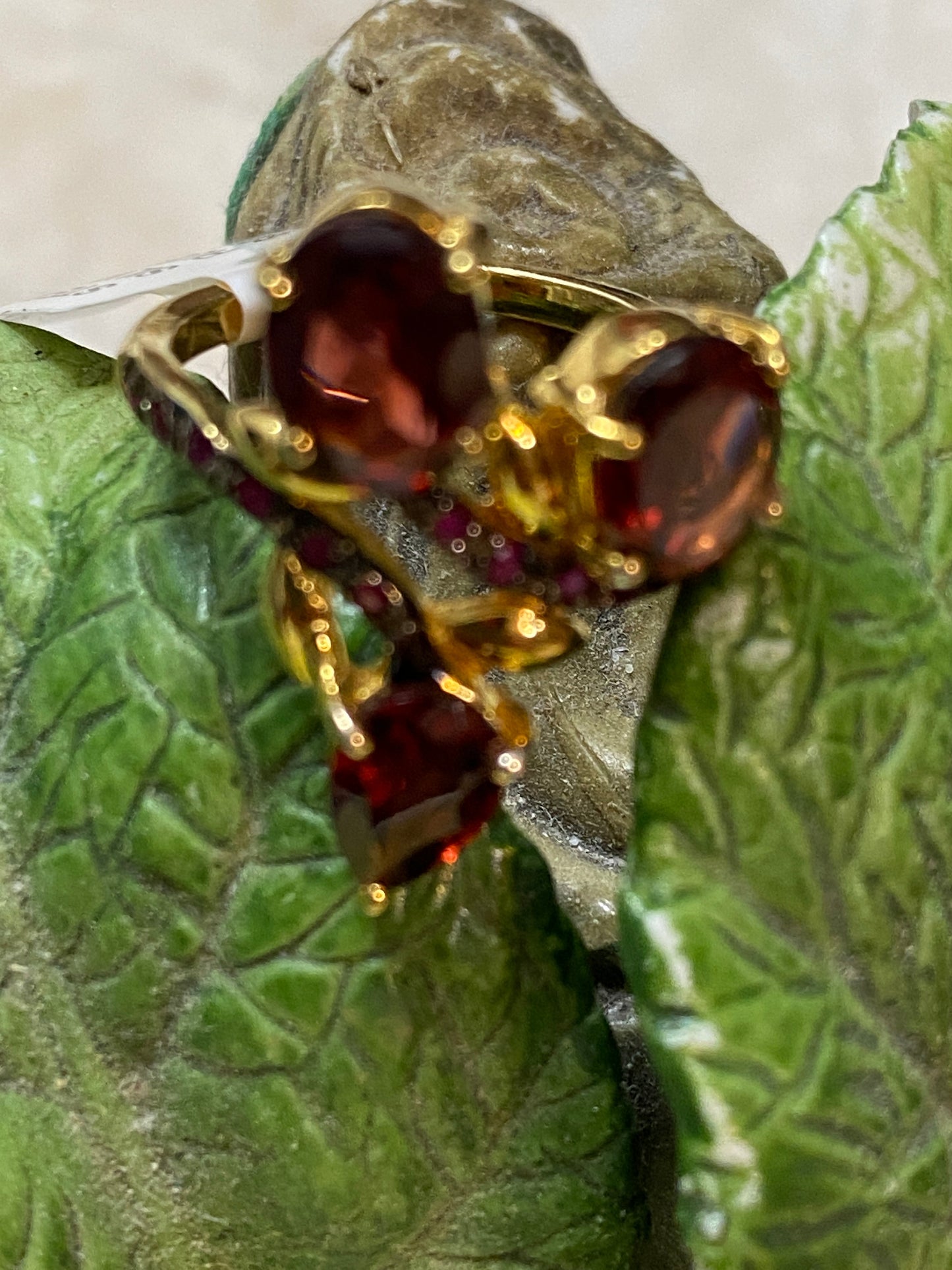Garnet Ruby Sterling Ring 6