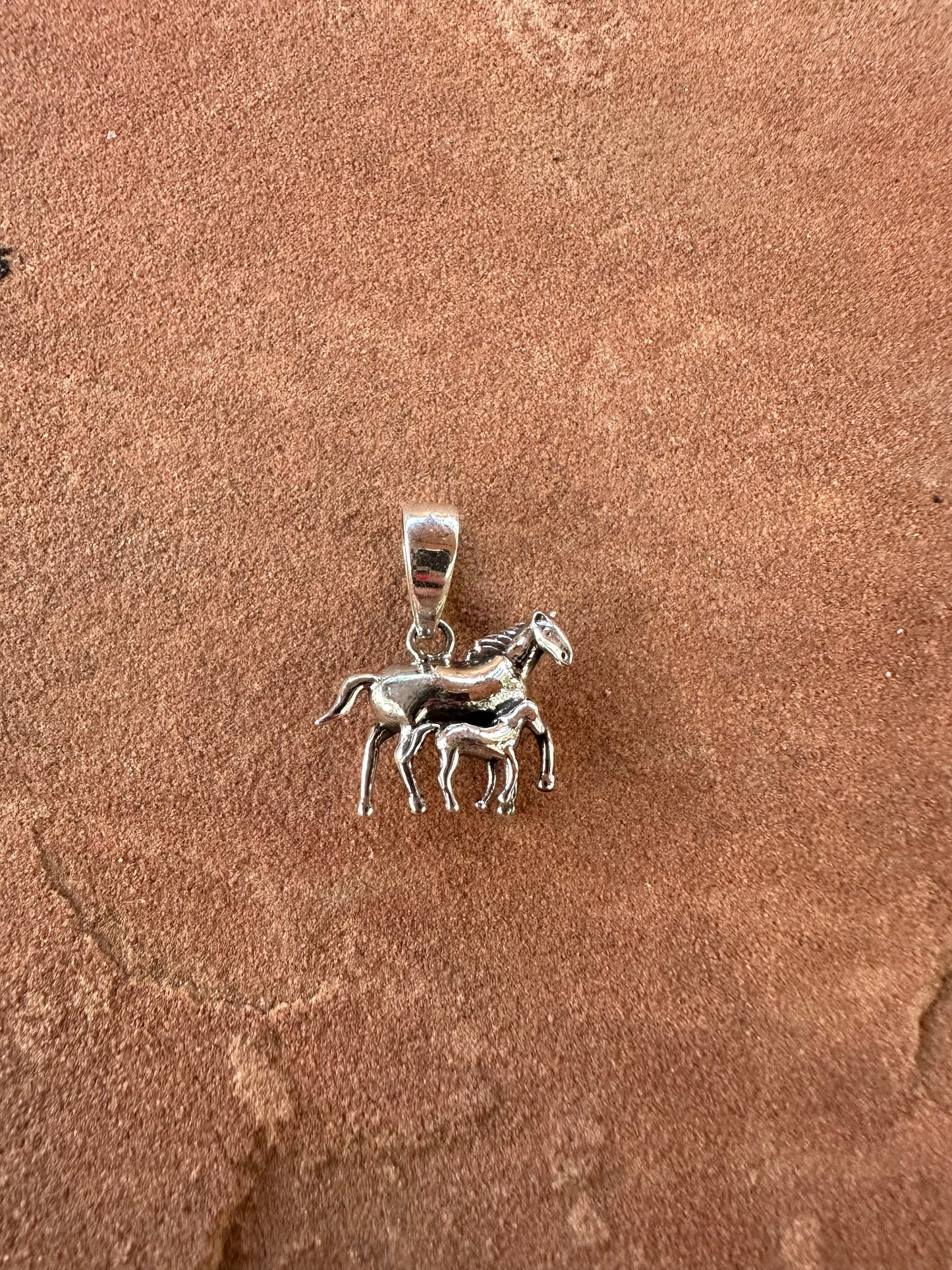 Beautiful Handmade Sterling Silver Horse Pendant