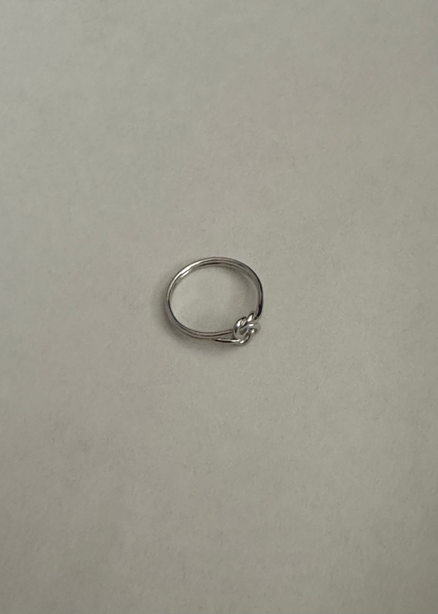 Sterling Silver Intricate Love Knot Ring