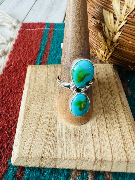 Navajo Sonoran Mountain Turquoise & Sterling Silver Ring