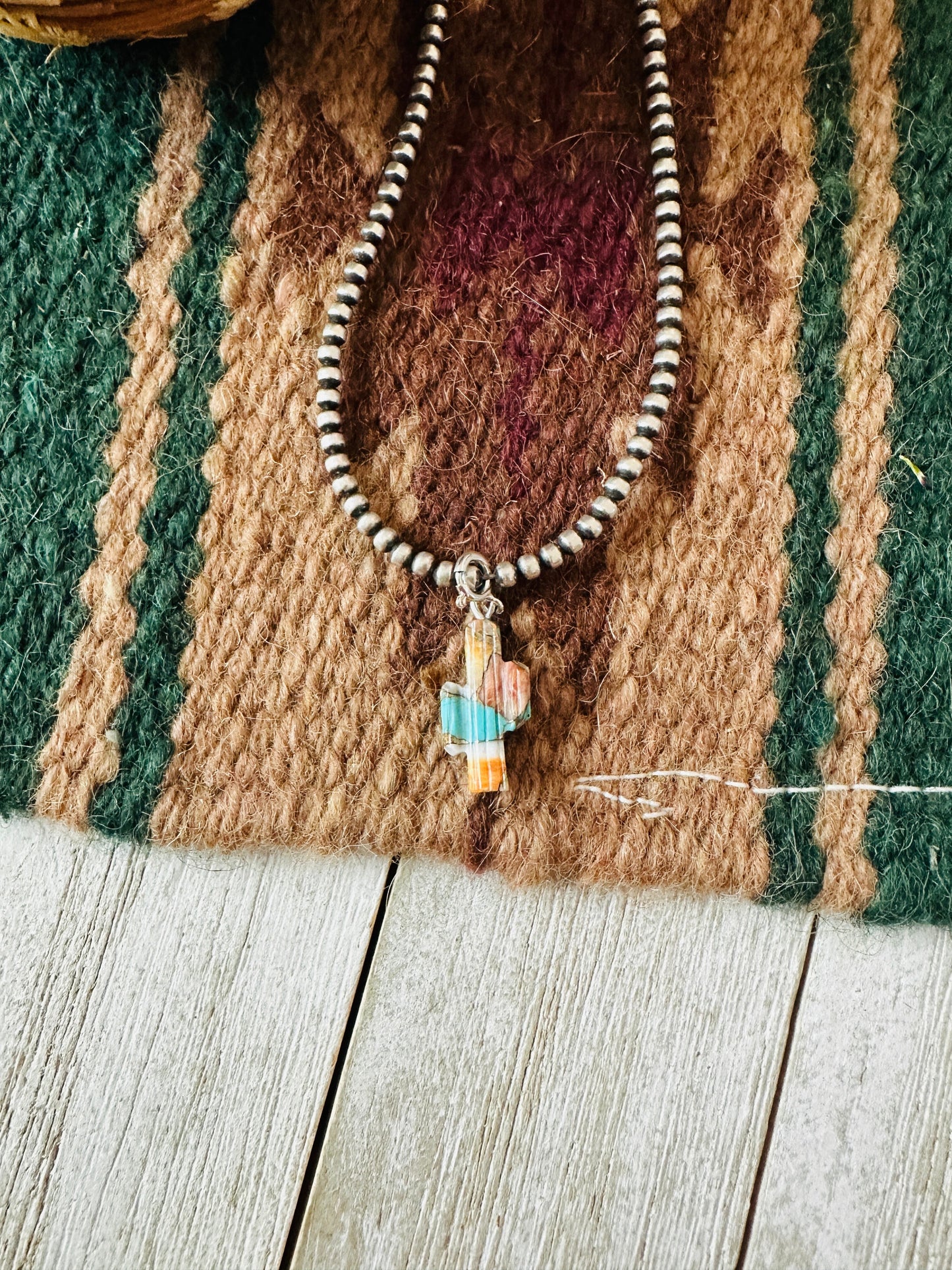 Navajo Hand Carved Spice Saguaro Cactus Charm