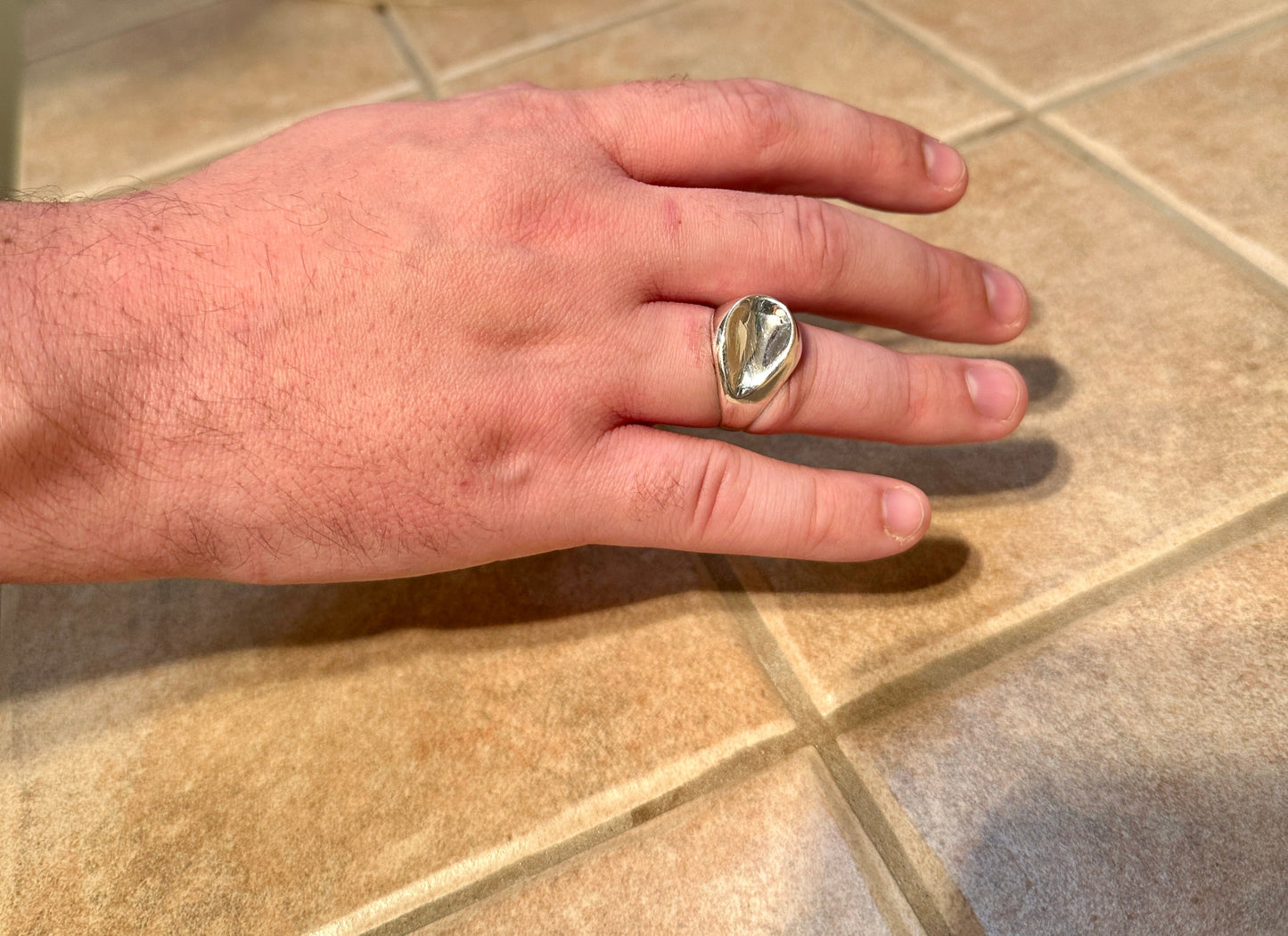 Heavy Thumbprint Ring