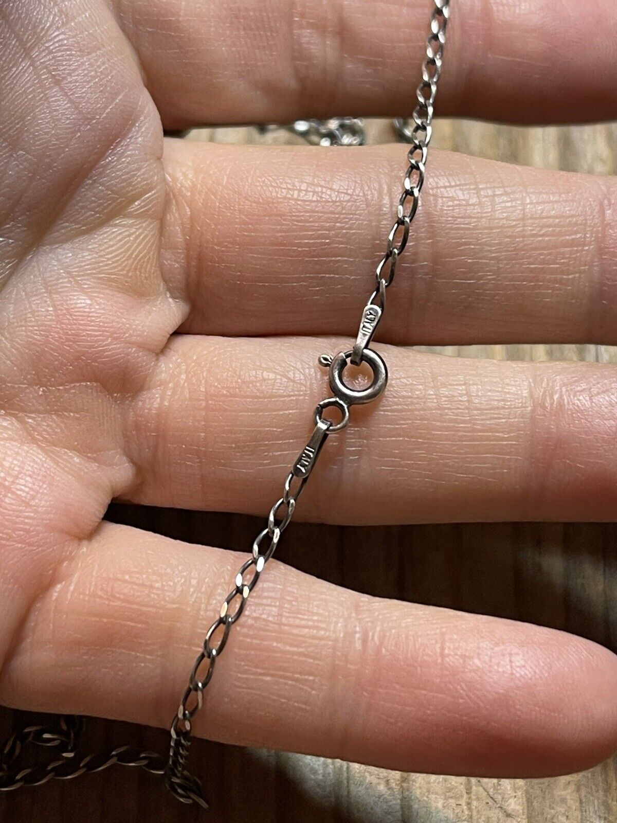 Navajo Sterling Silver & Pink Dream Mojave Oval Necklace