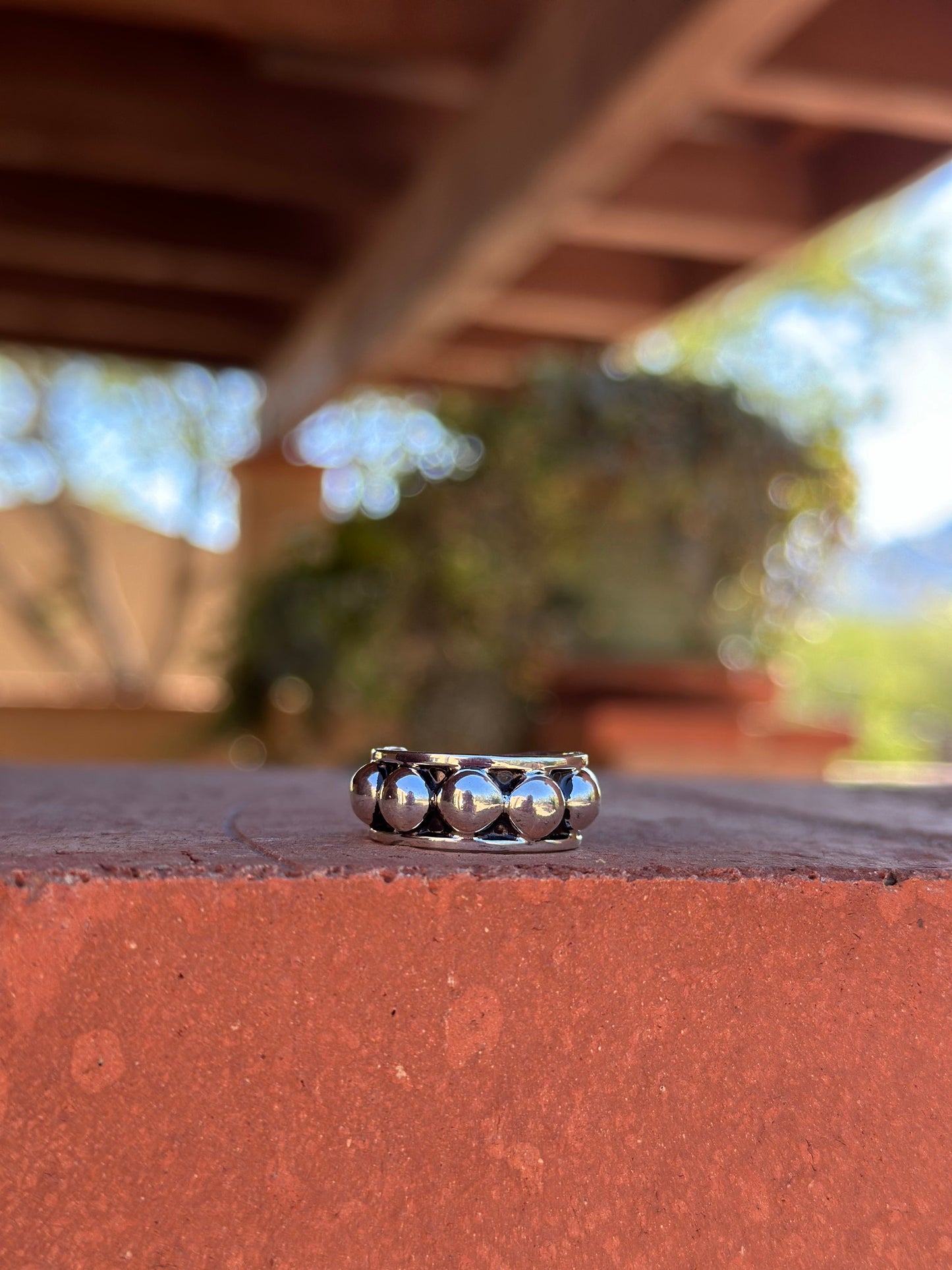 Handmade Sterling Silver 5mm Rocker Stacker Adjustable Band Ring