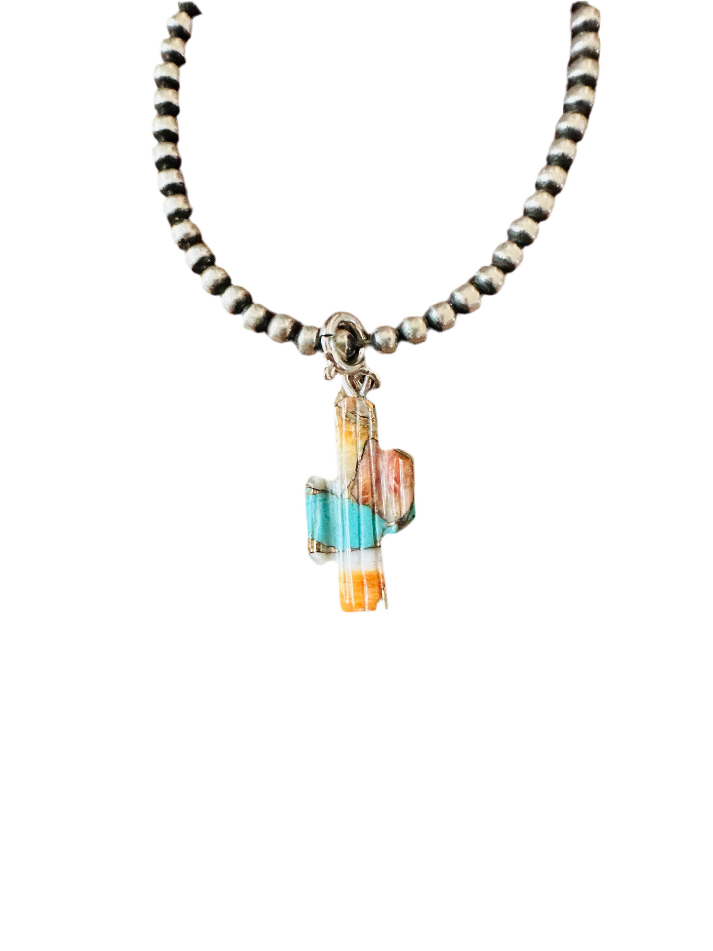 Navajo Hand Carved Spice Saguaro Cactus Charm