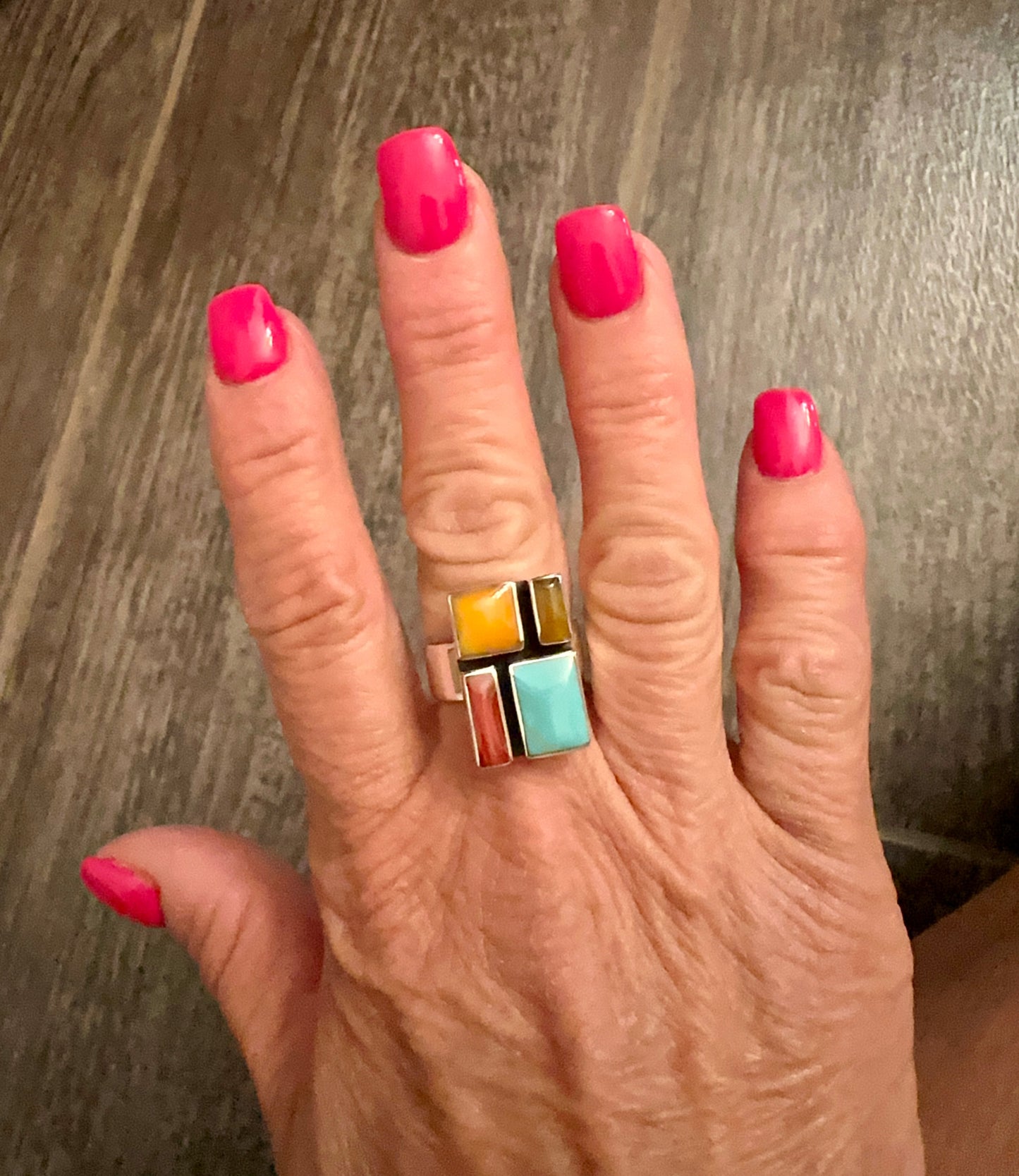 Tejano Mosaic Ring