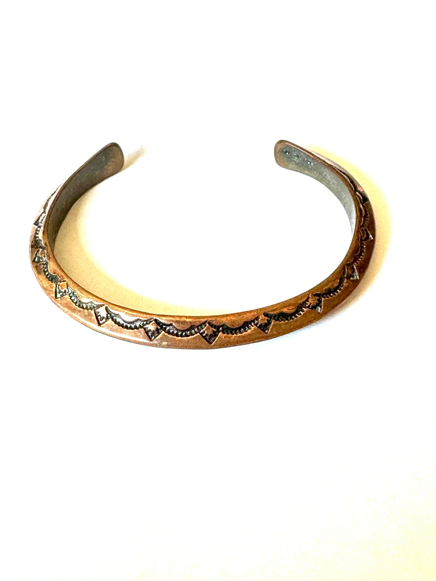 Vintage Handmade Copper Cuff Bracelet