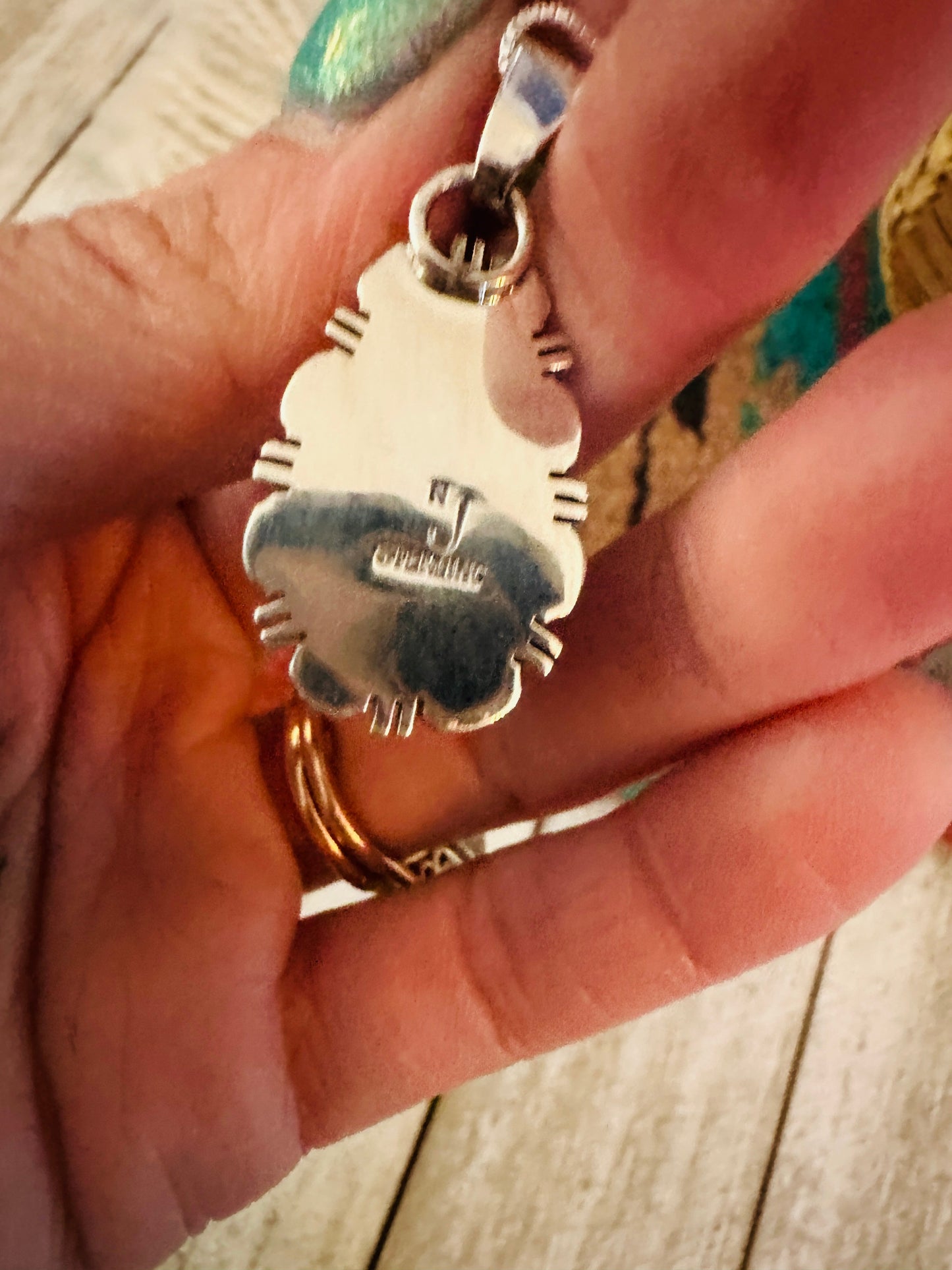 Navajo Sterling Silver & Turquoise Necklace