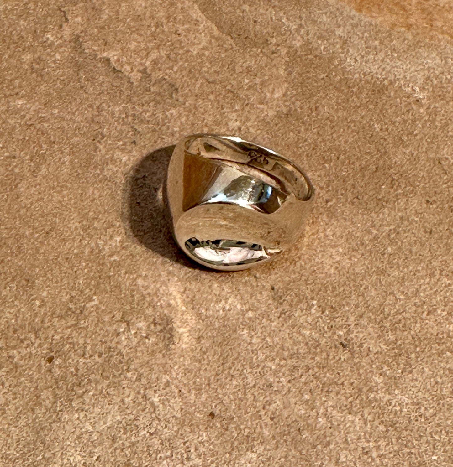 Heavy Thumbprint Ring