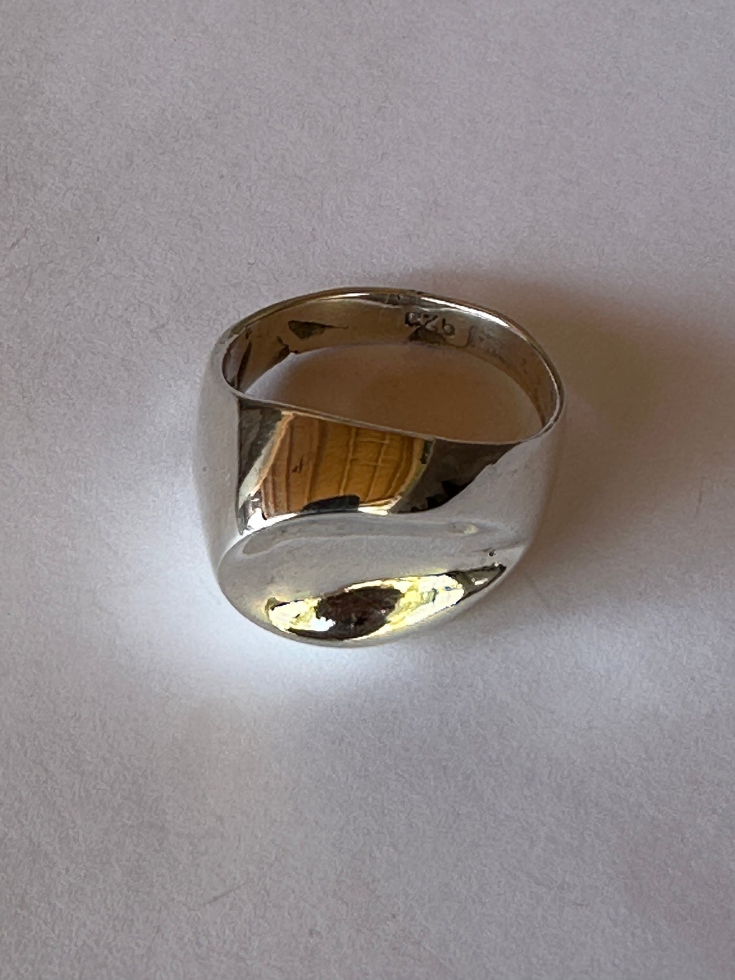 Heavy Thumbprint Ring