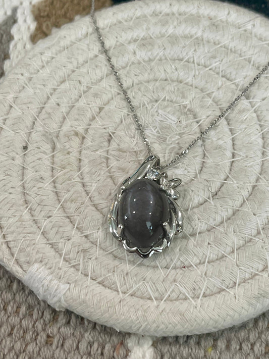 The Bijoux Vault Vintage Silver Chain  Necklace