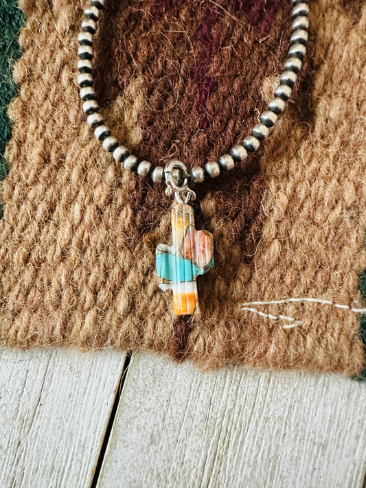 Navajo Hand Carved Spice Saguaro Cactus Charm