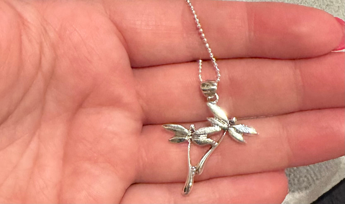 Double Dragonfly Pendant