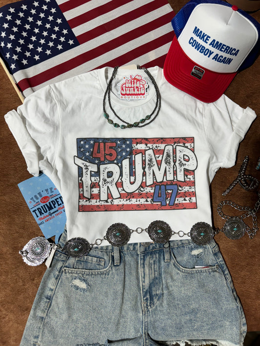 President Trump: 45 & 47 Graphic Tee