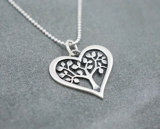 Annabel’s Tree in HEART Pendant Necklace