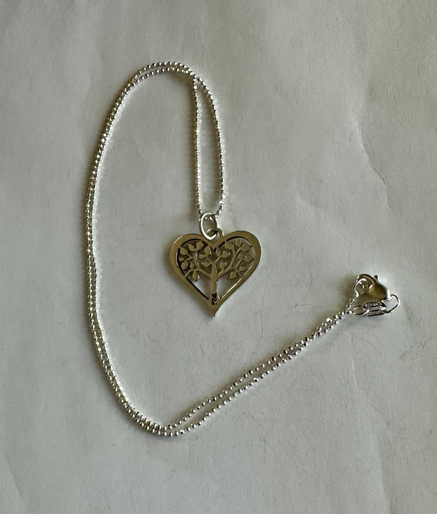 Annabel’s Tree in HEART Pendant Necklace