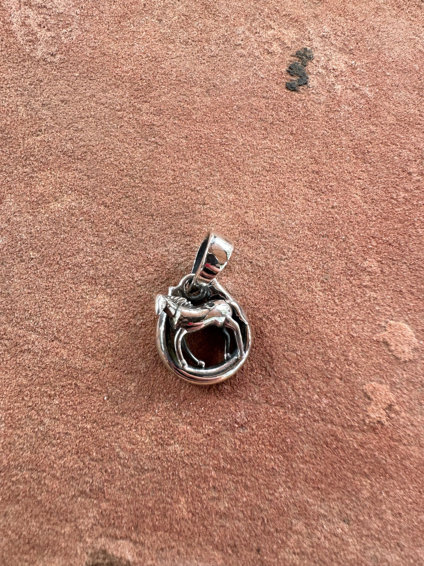 Beautiful Handmade Sterling Silver Horse Pendant