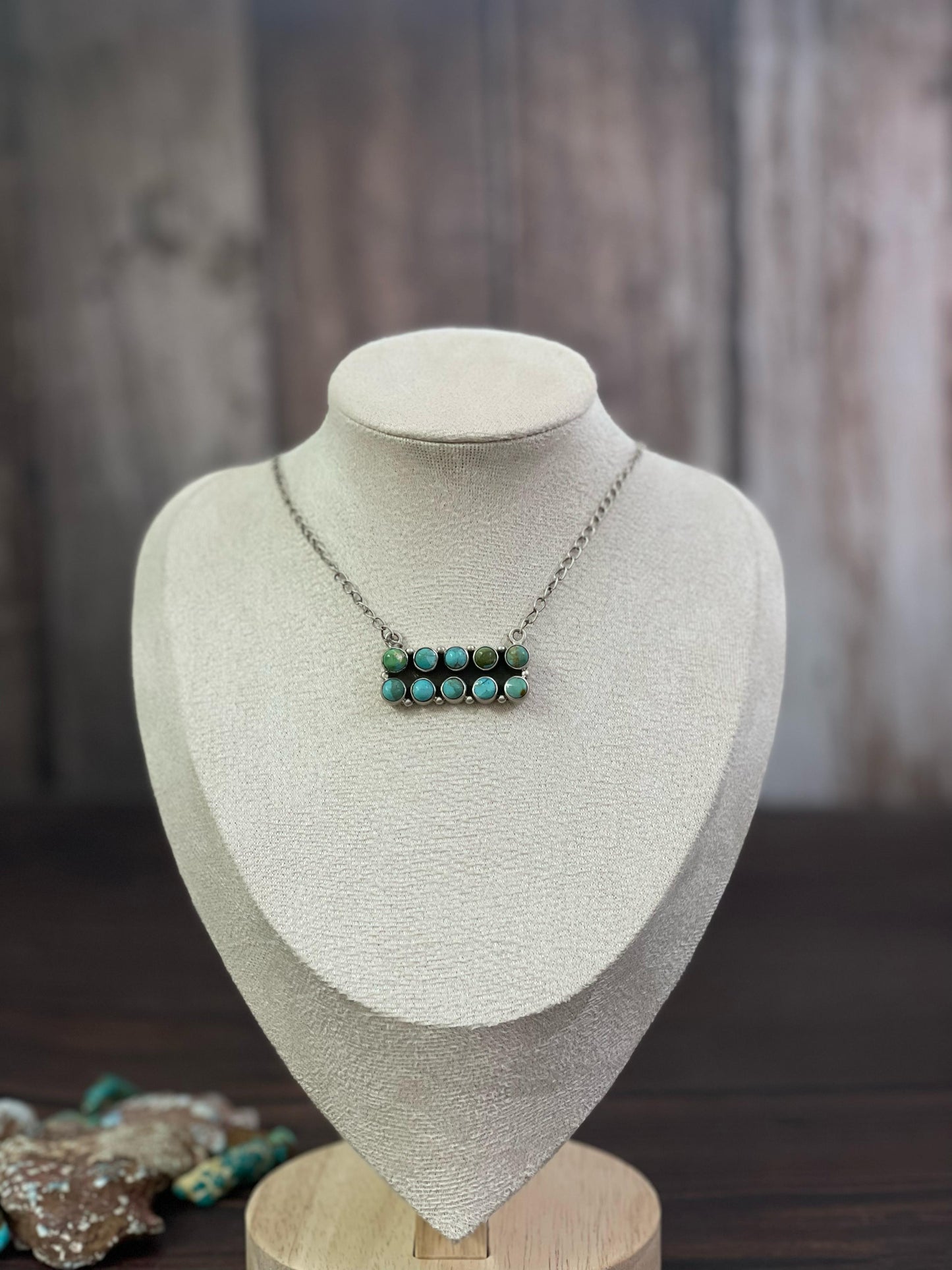 Handmade Sterling Silver Cotton Candy, Purple Mojave, Kingman, Black Onyx, Wild Horse Turquoise Necklace, Signed Nizhoni