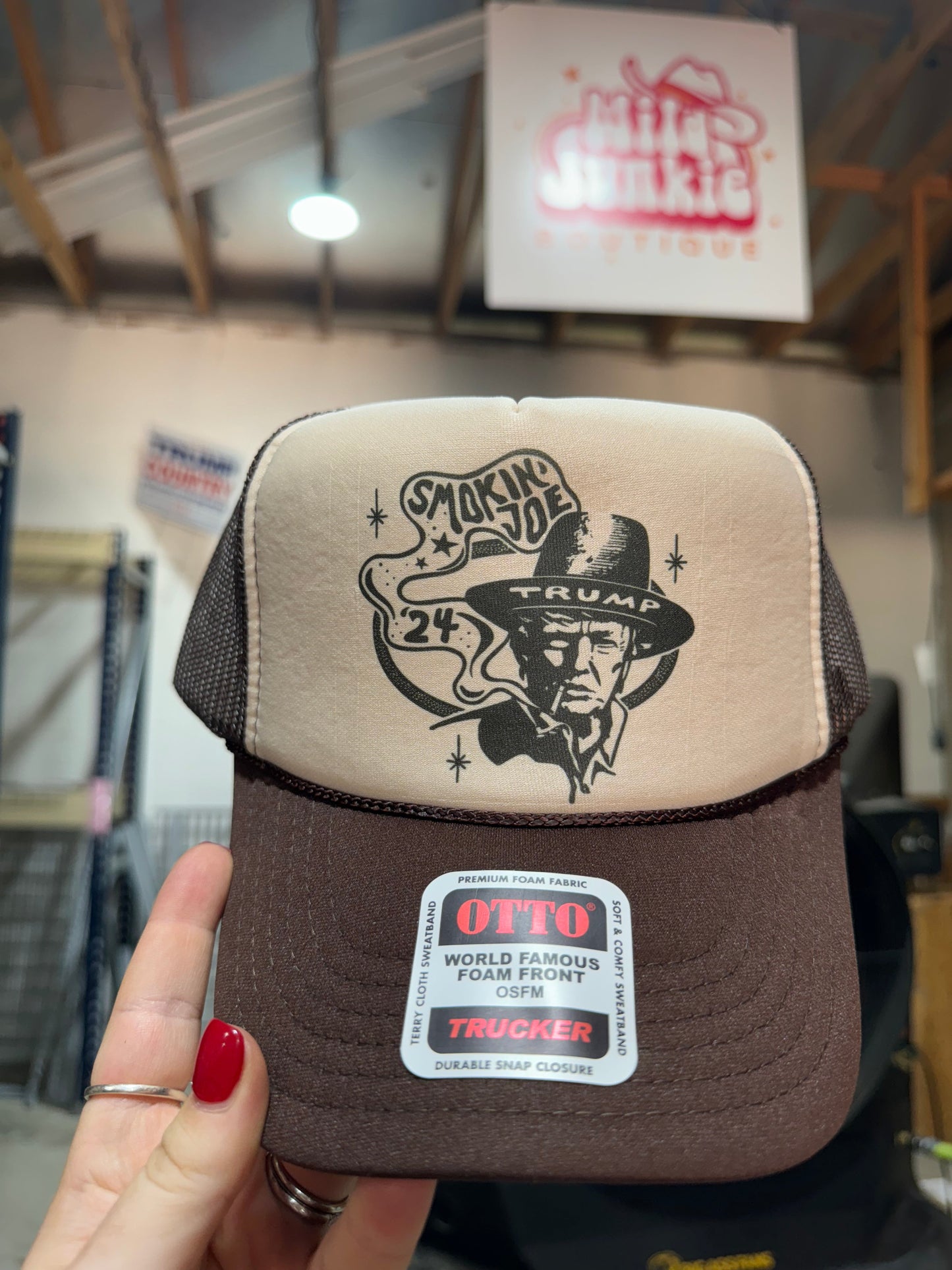 Smokin' Joe Trump Trucker Hat