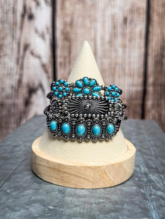 The Mesa Stacks – Stone Beaded Fashion Bracelets (Set of 3)
